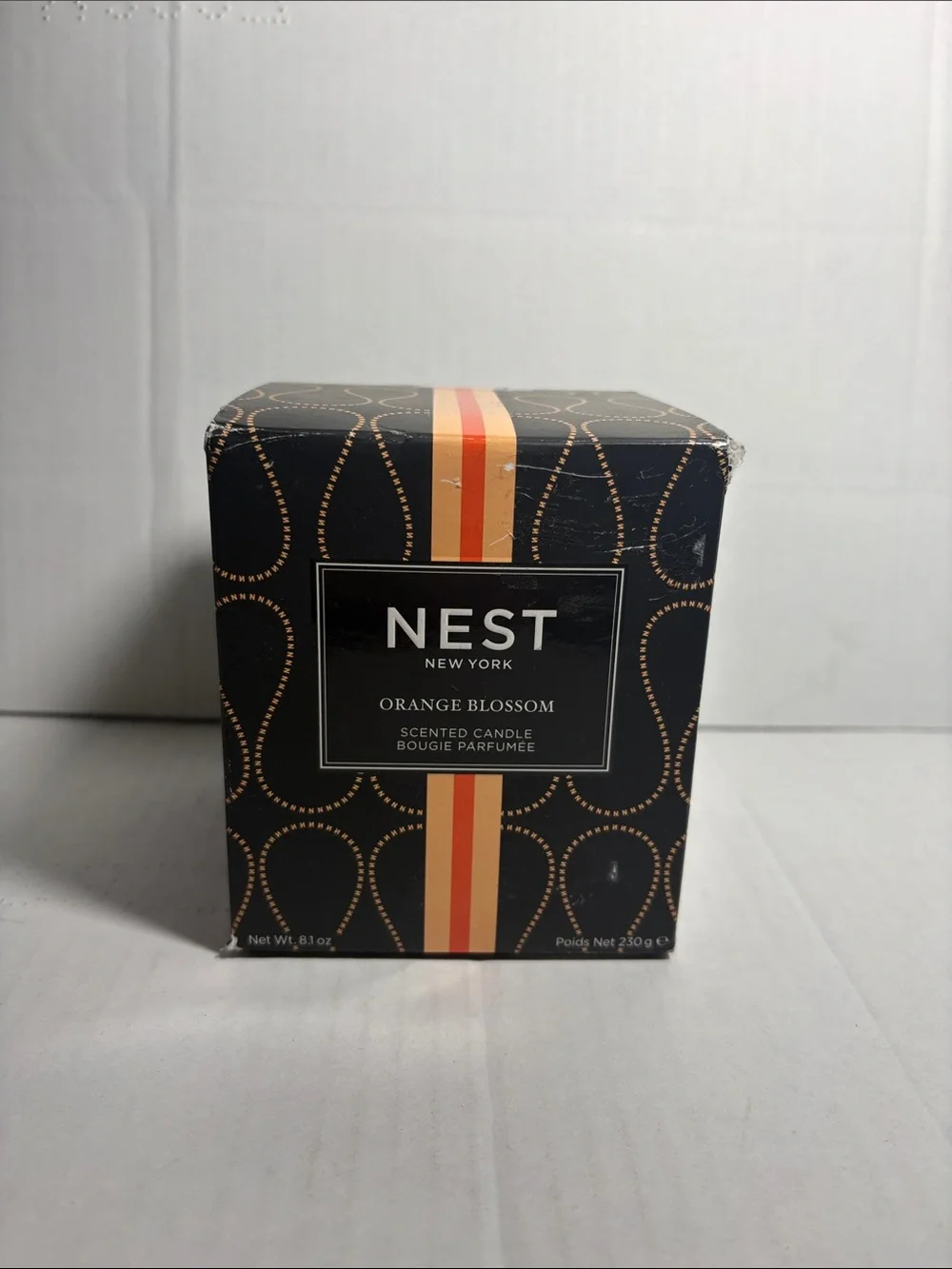NEST Fragrances Orange Blossom Candle - Black & Orange
